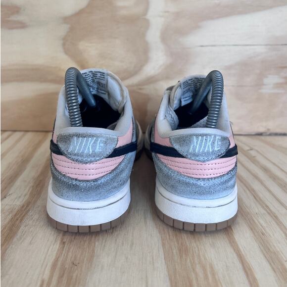 Nike - Dunk Low Glacier - Sneakers - Gray/Pink - Women's - 7 - HJ7341-474 - Picture 6 of 9